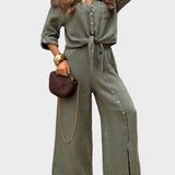 Mia - Moderne damekostume, ensfarvet, i to dele