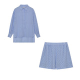 Marlene | Let bluse- og shorts-sæt