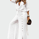 Mia - Moderne damekostume, ensfarvet, i to dele