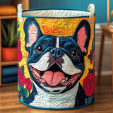 Bloomy Frenchie Smile vasketøjskurv