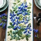 Quiltet bordløber - Serenata af Bluebonnets