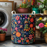 Boho stil vasketøjskurv i patchwork
