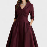 Ceryn | Satin Midikjole
