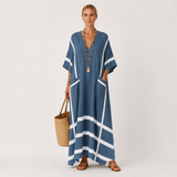 Kaftan Leila Blå Striber