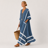 Kaftan Leila Blå Striber