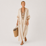 Kaftan Dalia Beige Etnisk