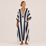 Kaftan Yasmina Mørkeblå