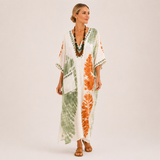 Kaftan Mariam Tie-Dye Grøn