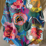 Ida™ - Pullover med store farverige blomster