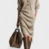 Cornelia™ | Elegant stribet kjole