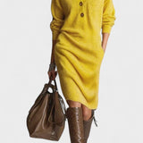 Cornelia™ | Elegant stribet kjole