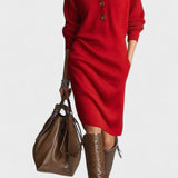 Cornelia™ | Elegant stribet kjole