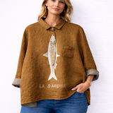 Sophie | Moderne linnedskjorte