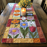 Quiltet bordløber - Petalsti