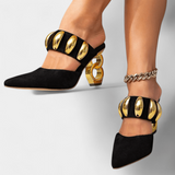 Signe | Sandaler med metaludsmykning