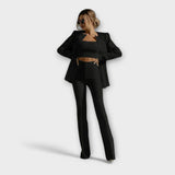 Selina - Elegant 3-dels sæt (Jakke, Top, Bukser)