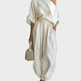Mila - 2-delt sæt med off-shoulder stropper