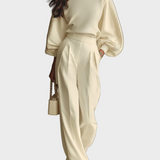 Selena – komplet outfit med brede bukser