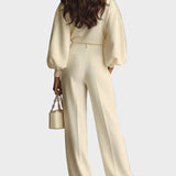 Selena – komplet outfit med brede bukser