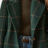 Yrsa™ | Elegant tweed jakke og ternet mønster