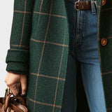 Yrsa™ | Elegant tweed jakke og ternet mønster