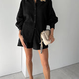 Marlene | Let bluse- og shorts-sæt