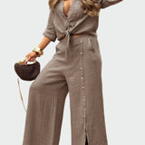 Mia - Moderne damekostume, ensfarvet, i to dele