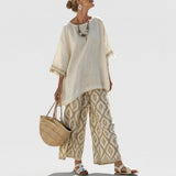 Eduarda - Sæt Elegant Boho Chic