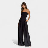 Nina - Havejumpsuit med spidse stropper